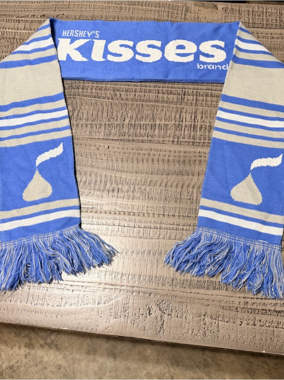 Hershey's Kisses Blue Logo Scarf